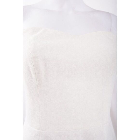 Dress The Population Womens Off The Shoulder Dress M Off white Ivory NWOT - Picture 4 of 7